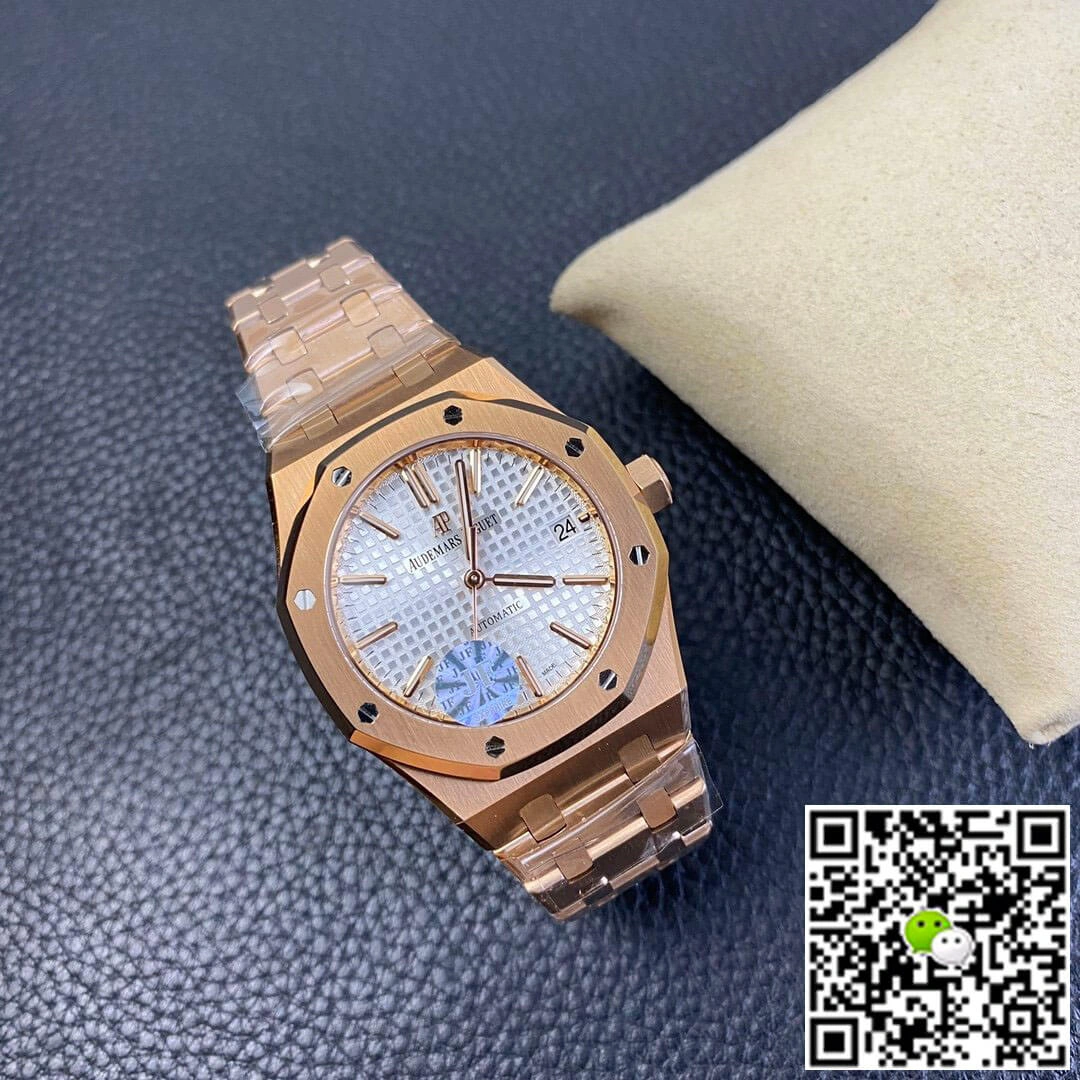 Audemars Piguet Royal Oak 15450OR.OO.1256OR.01 JF Factory 1:1 Best Edition Replica Watch White Dial